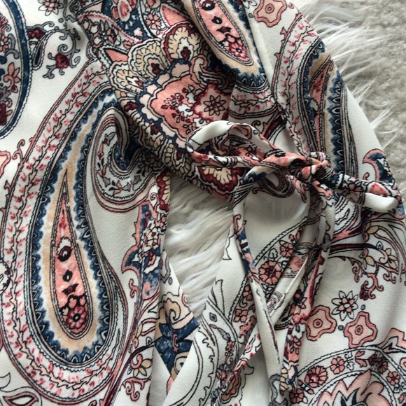 WHBM Paisley Surplice Blouse - Picture 7 of 8